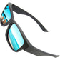 BLUE CUT Fit Over Polarized Sunglasses Driving Clip-on Over Glasses, Solar Shield Sunglasses Over Prescription Glasses