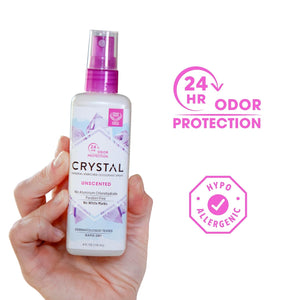 Crystal Body Deodorant Spray-4 fl oz, 2 pack