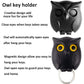 3PCS Owl Key Holder Cute Owl Key Holder Automatic Open Close Eyes Magnetic Night Owl Keying Holder Wall Mounted Owl Key Hooks with Wall Self-Adhesive Tape