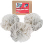 Chunky Vegan Wool Yarn 3 Pack (111 Yards Total, 37 Each Skein) - White- Fluffy Polyester Yarn Perfect for Soft Throw & Baby Blankets, Arm Knitting, Crocheting & DIY Crafts and Art Projects