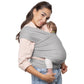 Buy now Boba Baby Wrap Carrier – Original Baby Sling Carrier for Newborns (7–35 lbs), Soft, Secure, Hands-Free & Ergonomic, Ideal for Comfortable Bonding, New Parents (Grey) at indiglob india