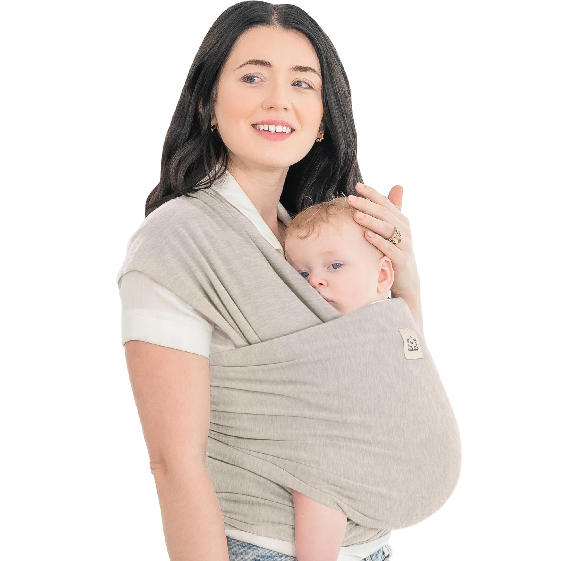 Buy now KeaBabies Baby Wrap Carrier - All in 1 Original Baby Carrier Newborn to Toddler Sling, Easy to Wear, Hands Free Bonding, Lightweight, Breathable Infant Wraps (Classic Gray) One Size (Pack of 1) Stone Gray at indiglob india