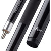 Viper Graphstrike 58" 2-Piece Fiberglass Graphite Composite Billiard/Pool Cue - Black