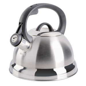 Buy now Mr. Coffee Flintshire 1.75-Quart Stainless Steel Whistling Tea Kettle – Brushed Satin Finish Stove-Top Kettle for Boiling Water at indiglob india