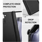 for Samsung Galaxy Z Fold 5 Case with Screen Protector & Hinge Protection, Slim Fit Shockproof Lightweight Durable Hard PC Cover Phone Case for Samsung Galaxy Z Fold 5 5G 2023, Black