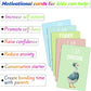 50 Set Positive Affirmation Cards for Toddlers Motivational Affirmations Cards Educational Flash Cards Inspirational Daily Affirmations for Kids Words of Mindfulness for Children