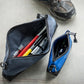 Buy now Klein Tools 55559 Stand-Up Zipper Bag Tool Pouch with Carabiners, 7-Inch Blue and 14-Inch Gray Utility Bags with Reinforced Bottom, 2-Pack at indiglob india