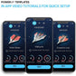 12 Paper Airplane Templates for POWERUP 2.0 & 4.0. Color Paper Airplanes Templates and Display Stand for Plane. POWERUP 2.0 or 4.0 is not included - My Store