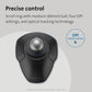 Kensington Orbit Wireless Trackball with Scroll Ring - Space Gray (K72675WW),Black/Grey