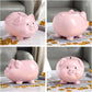 7" Piggy Bank for Adults,Money Bank,Ceramics Alcancias De Dinero para Adultos Niños,Girls Piggy Bank for Boys,Coin Bank,Modern Home Decor Living Room