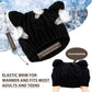 SATINIOR Cute Cat Ear Beanie Hat Cat Knitted Hat Winter Cable Knit for Women