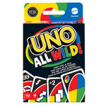 Buy now Mattel Games UNO All Wild Card Game with 112 Cards, Gift for Kid, Family & Adult Game Night for Players 7 Years & Older at indiglob india