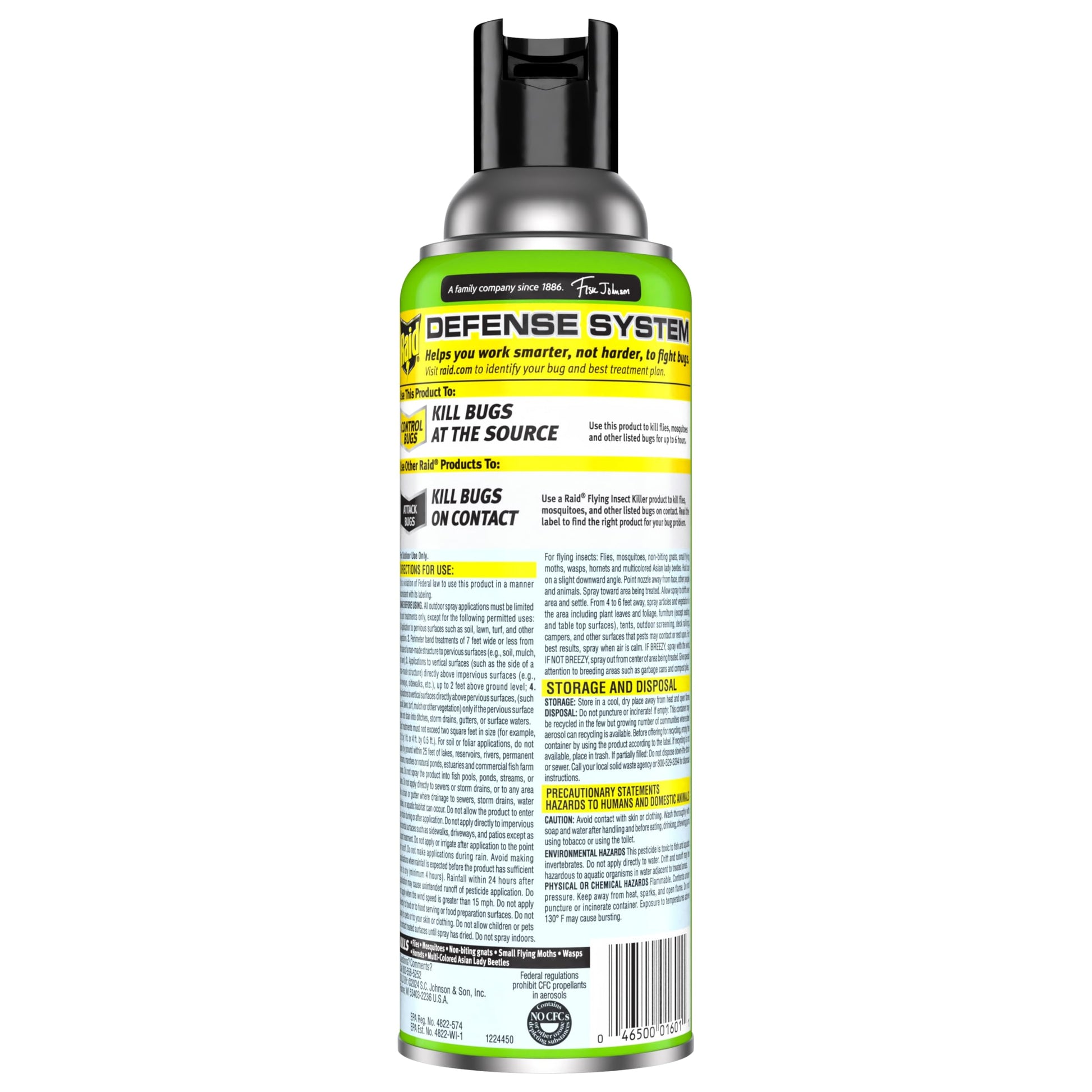 Buy now Raid Outdoor Yard Guard Mosquito Fogger, Area Insect Repellent, Kills On Contact, Control Mosquitoes up to 6 Hours, Covers up to 30 sq ft, Fast-Acting Yard and Garden Treatment, 16 oz at indiglob india