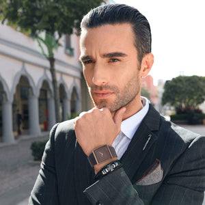 SIBOSUN Mens Watch Men's Square Watches for Men Fashion Minimalist Quartz Wrist Square Watches