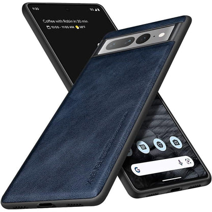 X-level for Google Pixel 7 Pro Case 5G, Premium PU Leather Elegant Soft TPU Bumper Shockproof Protective Cases Phone Cover for Google Pixel 7 Pro 2022(Brown)