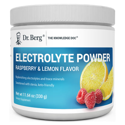 Buy now Dr. Berg Zero Sugar Hydration Keto Electrolyte Powder - Enhanced w/ 1000 mg of Potassium & Real Pink Himalayan Salt (NOT Table Salt) - Raspberry & Lemon Flavor Hydration Drink Supplement - 50 Servings at indiglob india