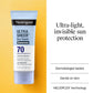 Neutrogena Ultra Sheer Dry-Touch Sunscreen Lotion SPF 70, Broad Spectrum, Water Resistant 80 Min, Oil-Free, Oxybenzone-Free, Non-Comedogenic, Matte Finish, Body Sunscreen, Travel Size 3 Fl Oz