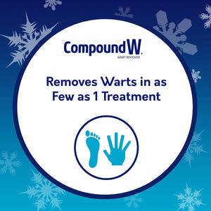 Compound W Freeze Off Advanced Wart Remover, Precision Tip Accu-Freeze Applicator, 15 Wart Removal Treatments
