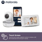 Motorola Baby Monitor VM36XL, Portable WiFi Video Baby Monitor with HD Camera and Touchscreen Display, Connects to Smart Phone App, 1000ft Range, 2-Way Audio