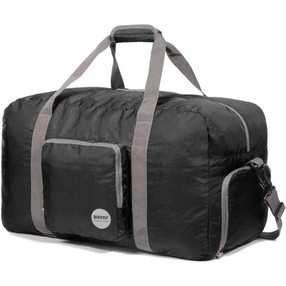 WANDF Foldable Travel Duffel Bag 60-120L Duffle Carry on for Women and Men