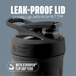 Buy now BlenderBottle Strada Shaker Cup Insulated Stainless Steel Water Bottle with Wire Whisk, 24-Ounce, Black at indiglob india