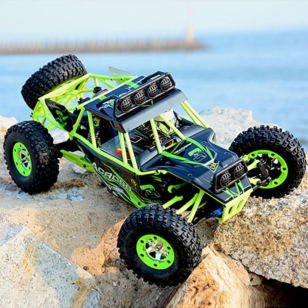 Buy now WLtoys RC Cars 1/12 Scale 2.4G 4WD High Speed Electric All Terrain Off-Road Rock Crawler Climbing Buggy RTR for Kids and Adults at indiglob india