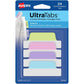 Avery Margin Ultra Tabs, 2.5" x 1", 2-Side Writable, Assorted Colors, 24 Repositionable Page Tabs (74768)