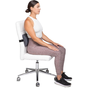 OPTP The Original McKenzie Slimline Lumbar Support – USA-Made Lower Back Support for Office Chair, Car Back Support, and Travel Lumbar Pillow. The Preferred Lumbar Cushion by Physical Therapists.