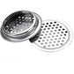 50Pcs Air Vents 53mm Circular Soffit Vent Stainless Steel Round Vent Mesh Hole Louver for Kitchen Bathroom Cabinet Wardrobe (White)