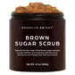 Brooklyn Botany Brown Sugar Body Scrub - Moisturizing and Exfoliating Body, Face, Hand, Foot Scrub - Fights Acne, Fine Lines & Wrinkles, Great Gifts For Women & Men - 10 oz