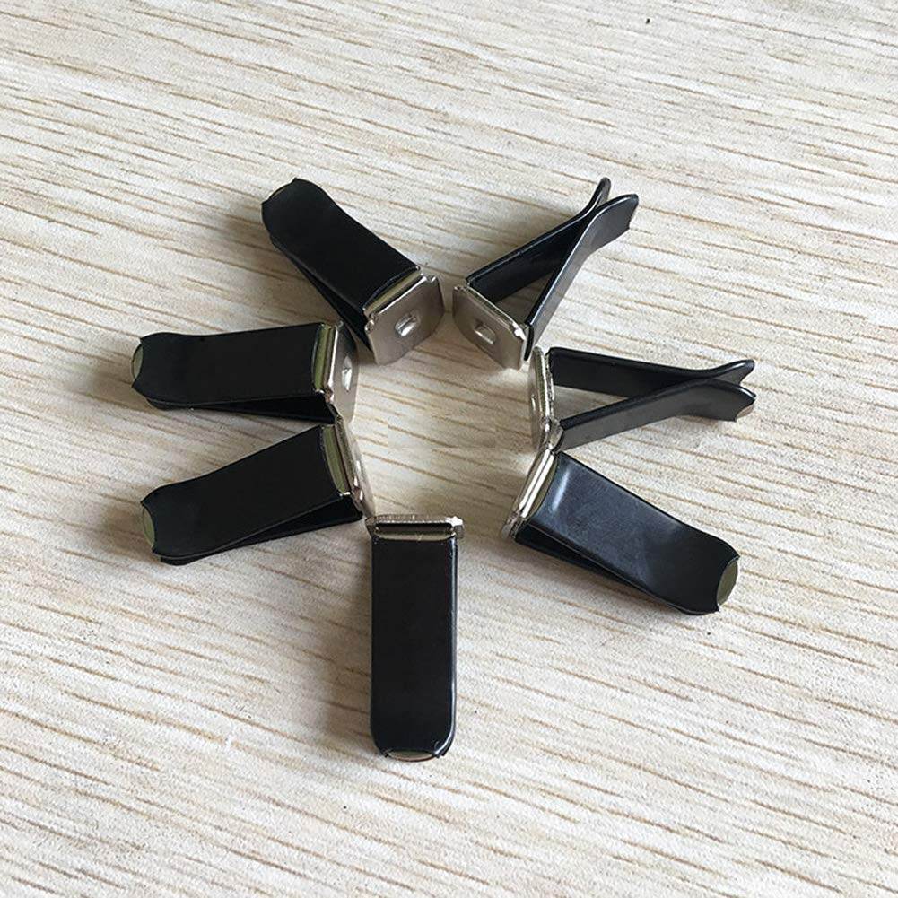 10 Pieces Square Head Car Air Vent Clip Car Vent Clip Auto Air Conditioner Car Outlet Clips, Black Clip - My Store