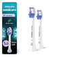 Philips Sonicare Genuine Sensitive Replacement Toothbrush Heads for Sensitive Teeth, 3 Brush Heads, White, HX6053/64