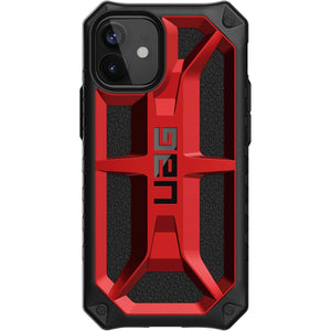 URBAN ARMOR GEAR UAG Designed for iPhone 12 Mini Case [5.4-inch Screen] Rugged Lightweight Slim Shockproof Premium Monarch Protective Cover, Crimson
