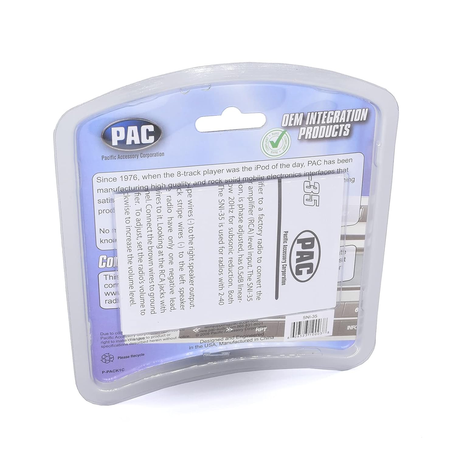 Buy now PAC SNI-35 Variable LOC Line Out Converter 1.2x6.25x5.9 at indiglob india
