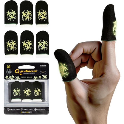 6 Pack Mobile Gaming Corps ClawSocks Phone Gaming Finger Sleeves - Damascus