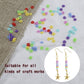 Buy now PANO Preppy 6480 PCS Flat Clay Heishi Disc Beads for Jewelry Making, Rainbow Rubber Beads for DIY Craft Bracelets/Necklace/Pendant, 18 Colors, 6mm at indiglob india