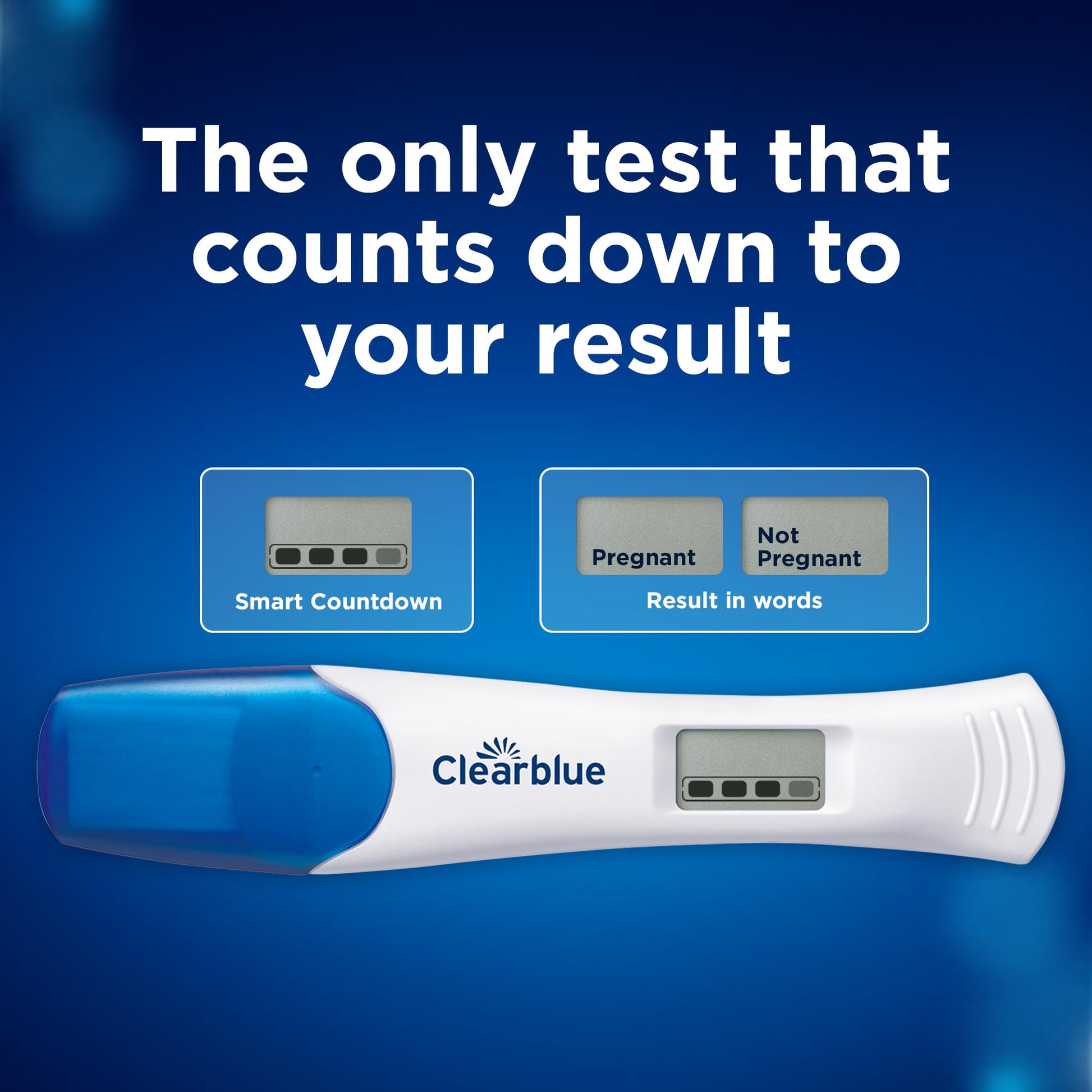 Buy now Clearblue Pregnancy Test Combo Pack, 4ct - Digital with Smart Countdown & Rapid Detection - Value Pack at indiglob india