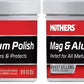 Buy now Mothers Mag & Aluminum Polish, 5 oz. — Brilliant Shine, Easy to Use, For All Uncoated & Unplated Metals Including Aluminum Wheels, Stainless Steel Trim and Exhaust Tips, Brass & More (05100) 10 Fl Oz (Pack of 2) at indiglob india