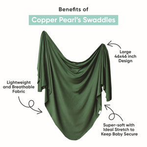 Buy now Copper Pearl Large Premium Knit Baby Swaddle Receiving Blanket Chip at indiglob india