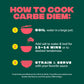 Buy now Carbe Diem!, Spaghetti, Lower Net Carb Pasta with Traditional Flavor & Texture, 8 grams of Protein, 55% Fewer Net Carbs & Only 110 Calories Per Serving, Pack of 3 at indiglob india