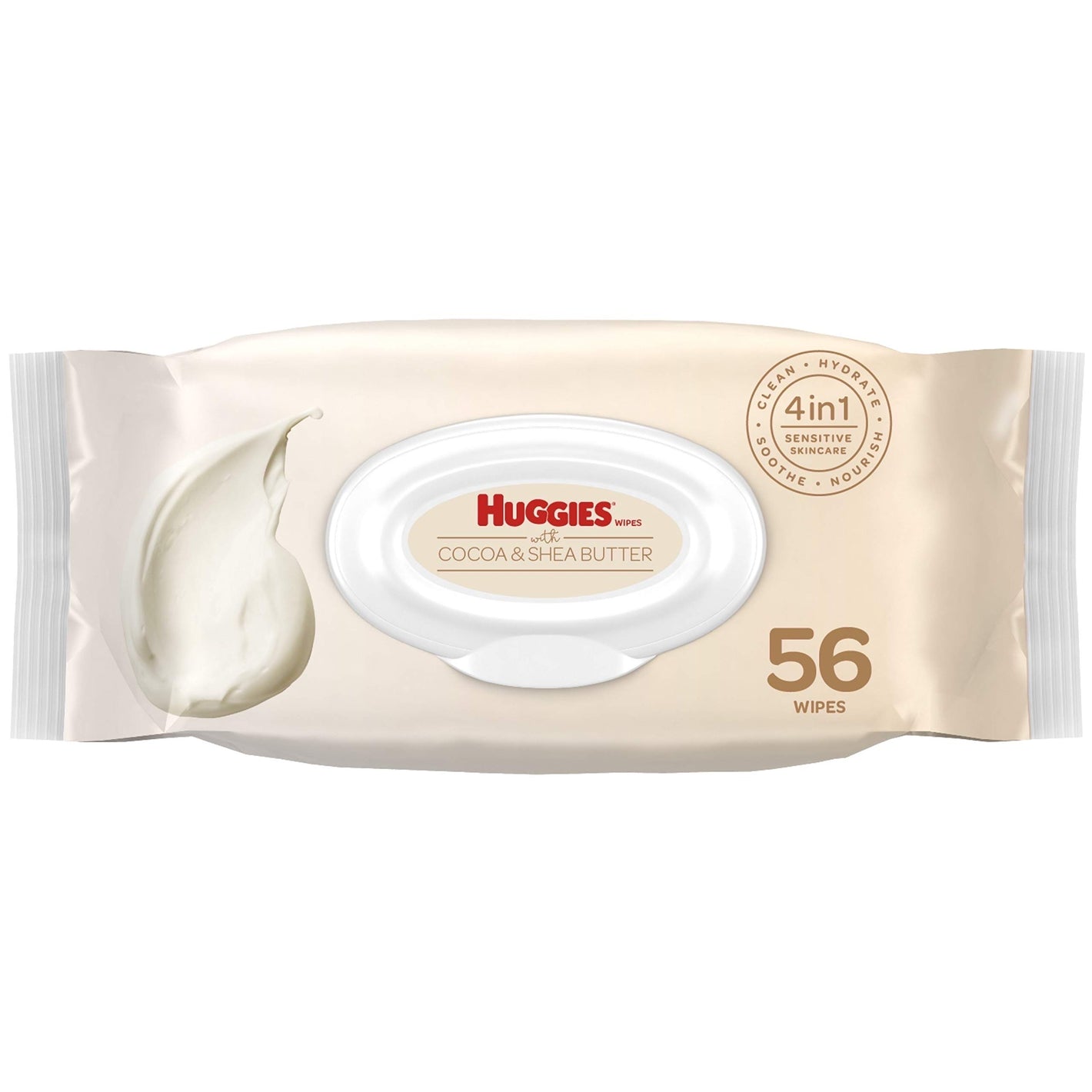 Buy now HUGGIES Nourish Care Baby Wipes Sensitive Skincare Scented WaterBased FlipTop Pack, 56 Count at indiglob india