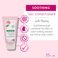 Klorane Gel Conditioner with Peony, Soothing Relief for Dry Itchy Flaky Sensitive Scalp, pH Balanced, Provides Scalp Comfort