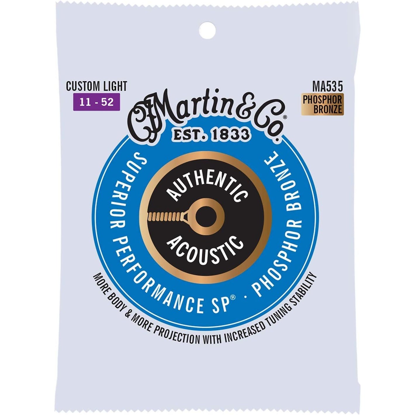 Martin Authentic Acoustic Guitar Strings - Superior Performance