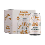 Buy now OLIPOP Prebiotic Soda Pop, Classic Root Beer, Prebiotics, Botanicals, Plant Fiber, 12 fl oz (4 Cans) at indiglob india