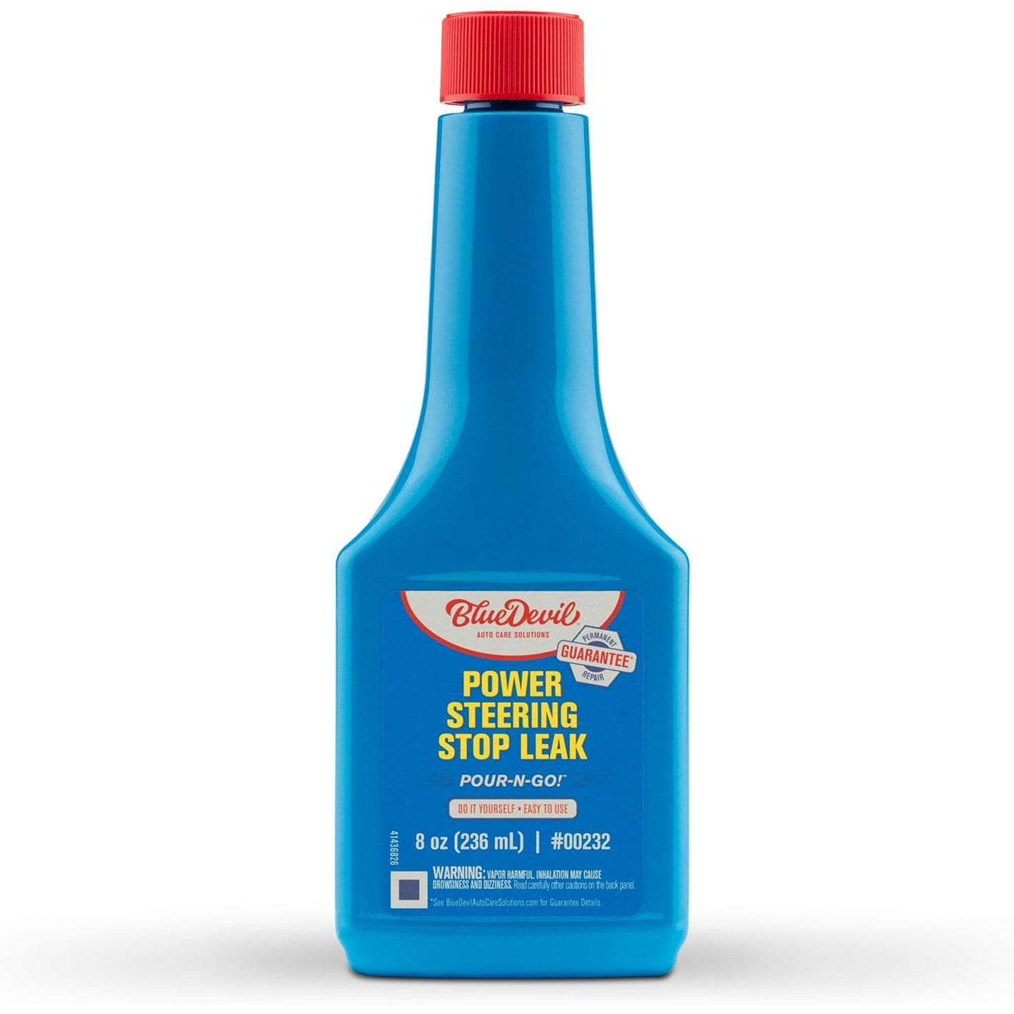 BlueDevil Power Steering Fluid + Stop Leak – 8 oz | Restores Seals & Prevents Leaks | Smooth Steering Performance