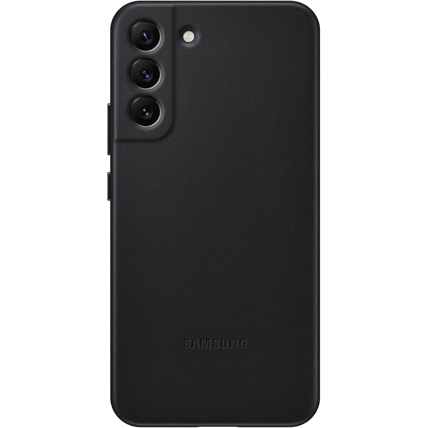 Samsung Electronics Galaxy S22+ Leather Cover, Protective Phone Case, Camera Lens Protection, Shockproof, Premium, Elegant, Slim Design, US Version, Black,EF-VS906LBEGUS