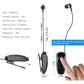 Retractable Wireless Headphone Headset Stereo Earphone lightweight V5.0 Noise Cancelling Mic Clip on Earpiece workout Sports running Business Trucker Driver Music Earbuds For Iphone android Phone