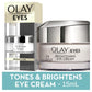 Olay Vitamin C Brightening Eye Cream to Help Reduce Dark Circles, Brightening Cream, 0.5 Fl Oz