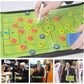 Magnetic Soccer Coaching Board, Football Coaching Board Coaches Clipboard Tactical with 26 Magnets, Dry Erase Marker, Eraser, Foldable and Portable Soccer Tactics Board