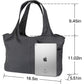 Buy now ZOOEASS Women Fashion Large Tote Shoulder Handbag Waterproof Tote Bag Multi-function Nylon Travel Shoulder(Grey) at indiglob india